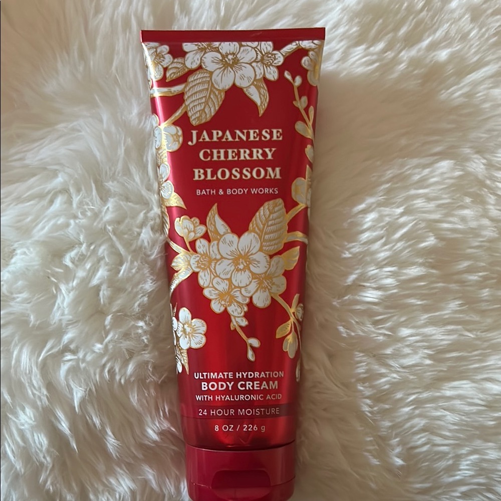 🌸🍒 Japanese Cherry Blossom Body Cream With Hyaluronic Acid | Bath & Body Works